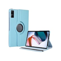 Xiaomi Redmi Pad Se 4g Uyumlu Kılıf 360 Tablet Deri Kılıf - Turkuaz Diğer