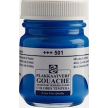 Talens Guaj Boya 16 ML Light Mavi Açık Mavi 501 10 Adet Light Mavi