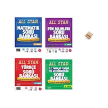 Newton Lgs 2027 8. Sınıf Matematik Türkçe Fen Ve İnkılap 4lü Set All Star Soru Bankası + Telefon Standı