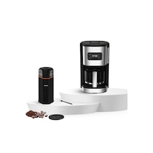 Krups KM480D10 Excellence Filtre Kahve Makinesi + Silent Vortex GX332810 Kahve Öğütücü Set