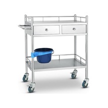 Tr Sepet, Ticari Servis Arabası, Kir Kovalı Lab Rolling Cart, Catering Veya Klinik İçin Paslanmaz Çelik Yardımcı A