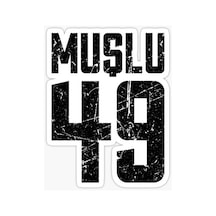 49 Muş Sticker Yapıştırma Oto Etiket 17cm