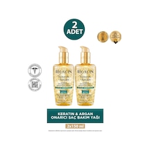 Bioxcin Saç Bakım Yağı Onarıcı Keratin & Argan 150 Ml 2 Adet