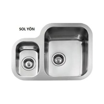 Teka Stage Be 625 Paslanmaz Çelik Tezgah Altı Eviye Sol