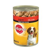 Pedigree Biftekli Parça Etli Konserve Yetişkin Köpek Maması 400 G