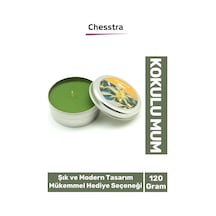 Premium Aromaterapi Arınma Huzur Meditasyon Yoga Esans Dekoratif Mum Oda Kokusu 120g Teneke Kutu Çok Renkli