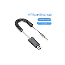 Universal Telefonlara Uyumlu Bluetooth Hafıza Kartı Destekli Usb Aux Araç Kiti Müzik Dinleme Konuşma