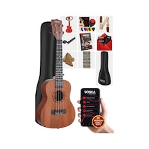 Midex SPA-235M Kaliteli Maun Concert Ukulele Seti