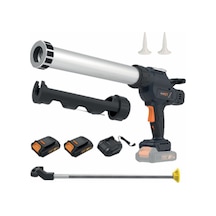Maxxt Mdcg20v3x2p-eu Akülü Kombine Silikon Tabancası 20v 2ah Çift Akü - 300 Ml Kapasite - Sosis Silikon Ve Köpük Silikon