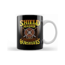 Shield Maiden We Can Fight For Ourselves Nordic Kupa Bardak Porselen Karışık
