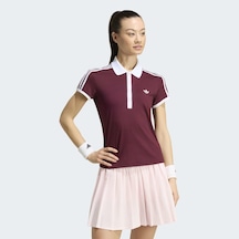Adidas Ky8891 Classıcs Polo Kadın Tişört Bordo