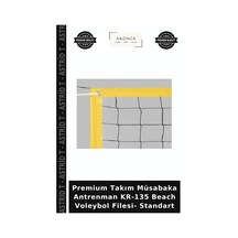 Premium Takım Müsabaka Antrenman Kr-135 Beach Voleybol Filesi- Standart