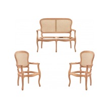 Masifart Tavian Hasırlı Klasik Çay Takımı Cilasız Ham Diğer