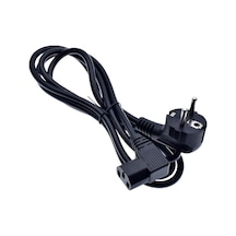 Power  güç kablosu 3x0.75 L tipi 90 derece power güç kablo 2m