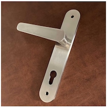 Kaira İnox Zamak Aynalı Yale Çelik Kapı Kolu Sol Basar Tek Yön