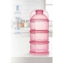 Babyjem Katlı Toz Mama Kabı Pembe