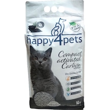 Happy4pets Activ Carbon İnce Taneli Topaklaşan Bentonit Kedi Kumu 10 KG