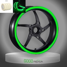 Gece Yanan Doğal Renk Fosforlu 7cm X 7 M Lüks 1 Siyah