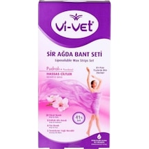 Vi-Vet Pudralı Hassas Ciltler için Sir Ağda Bant Seti 41'li