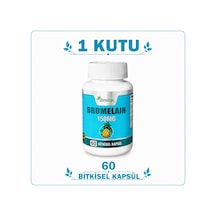 Bromelain 150 Mg 60 Bitkisel Kapsül Bromelain Takviye Edici Gıda