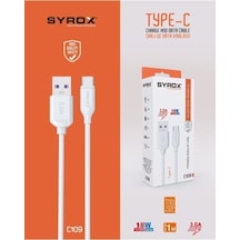 C109 Type-c Girişli 18w 3.0a Hızlı Şarj Ve Data Kablosu