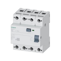 Siemens 5sv3348-6 - 100a 30ma Tip A 4p Kaçak Akım Koruma Rölesi