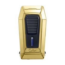 Colibri Gotham 3 Jet Alev Puro Çakmağı V-Cut Gold Lı970c6