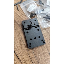 Universal Optics Mount Red Dot Scope Reflex Mount Plate Base - Glok 17 19 22 23 Reddot Ayağı Siyah