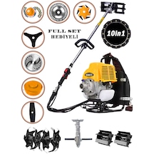 Eisenn BCF550 Sırt Tipi 10in1 Benzinli Motorlu Çim Biçme Makinesi