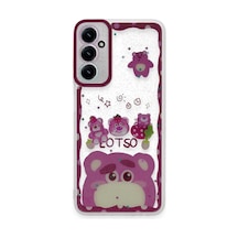 Samsung Galaxy A14 4g Kılıf Sweet Desenli Silikon Kapak - Pembe Çok Renkli