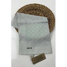 Aker Dama Monogram Eşarp 1070600-974 gri
