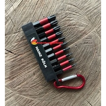 Hnz Köln Mıknatıslı Tork Uç Seti Tork Uç Takımı T6mm Den T40 Kadar 10pcs