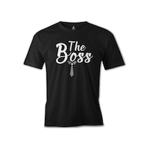 The Boss Siyah Erkek Tshirt
