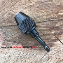 Özs Bits Uçlu Çelik Mandren 1/4 Şarjlı Matkap Mandreni 6.5 MM