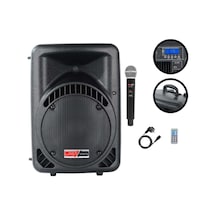 Lastvoice Ample-10ap Taşınabilir Seyyar Portatif Mikrofonlu Elektrikli Ses Sistemi Hoparlör 600 Watt