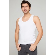 Tutku Erkek Beyaz Atlet %100 Pamuk 7'li Paket Yeni Sezon Beyaz