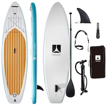 Rebuwo Sup Şişme Sörf Tahtası Stand Up Paddle Board Mavi