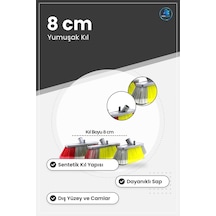 Oto Yıkama Fırçası Yumuşak Kıl 8 Cm Sentetik Dayanıklı Sap Araç D