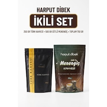 İkili Set 250 Gr Türk Kahvesi + 500 Gr Sütlü Toz Menengiç Kahvesi Toplam 750 Gr Diğer
