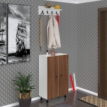 Kenzlife Ayakkabılık Cimcime6 Cvzbyz 98 060 32 Kapaklı 6 Raflı 18 Çift Ayakkabı Kapasitesi Ahşap