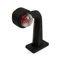 Dsl-610.367 Eğri Boynuz Takoz Lamba Dorse Led'li 191mm 0821l 12v/24v
