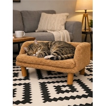 Kedi Evi, Kedi Koltuğu, Kedi Yatağı, Kedi Oyun Ve Dinlenme Yeri , Kahverengi Renk