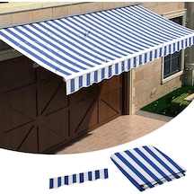 Bu Geri Çekilebilir Yedek Kumaş Teras Gölgeliği Çerçevesiz , Geri Çekilebilir Tente, Veranda Güneşliği, Barınak, Yedek Kumaş Üst Örtü Sadece Kumaş , Tenteler, Güverte, Balkon İçin 5,5 X 3 M 18 X Diğer