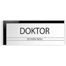 Kişiye Özel Doktor Duvar & Kapı İsimliği model 6