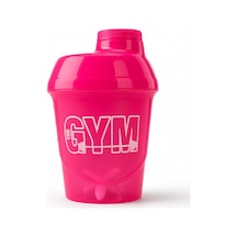 Gym Shaker 400 Ml Ölçekli Sızdırmaz Kapaklı Protein Shaker Pembe