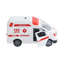 Yy2020-17a Çek Bırak Sesli Ve Işıklı Ambulans Minibüs -kızılkaya Oyuncak