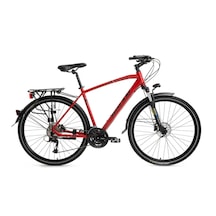 Bisan Trx 8500 City Şehir Bisikleti 46cm Hd 28" Mat Kırmızı Siyah Kırmızı - Siyah