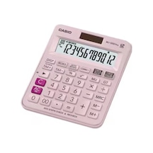 Casio Mj-120d Plus Pembe İşlem Kontrollü 12 Hane Masa Üstü Hesap Makinesi Çok Renkli