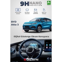 S-dizayn Byd Atto 3 9h Nano Gösterge Ekran Koruyucu Parlak 2024 Üzeri A+ Kalite