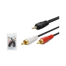 Aux To 2Rca Kablo 1.5Mt Sarı Uç